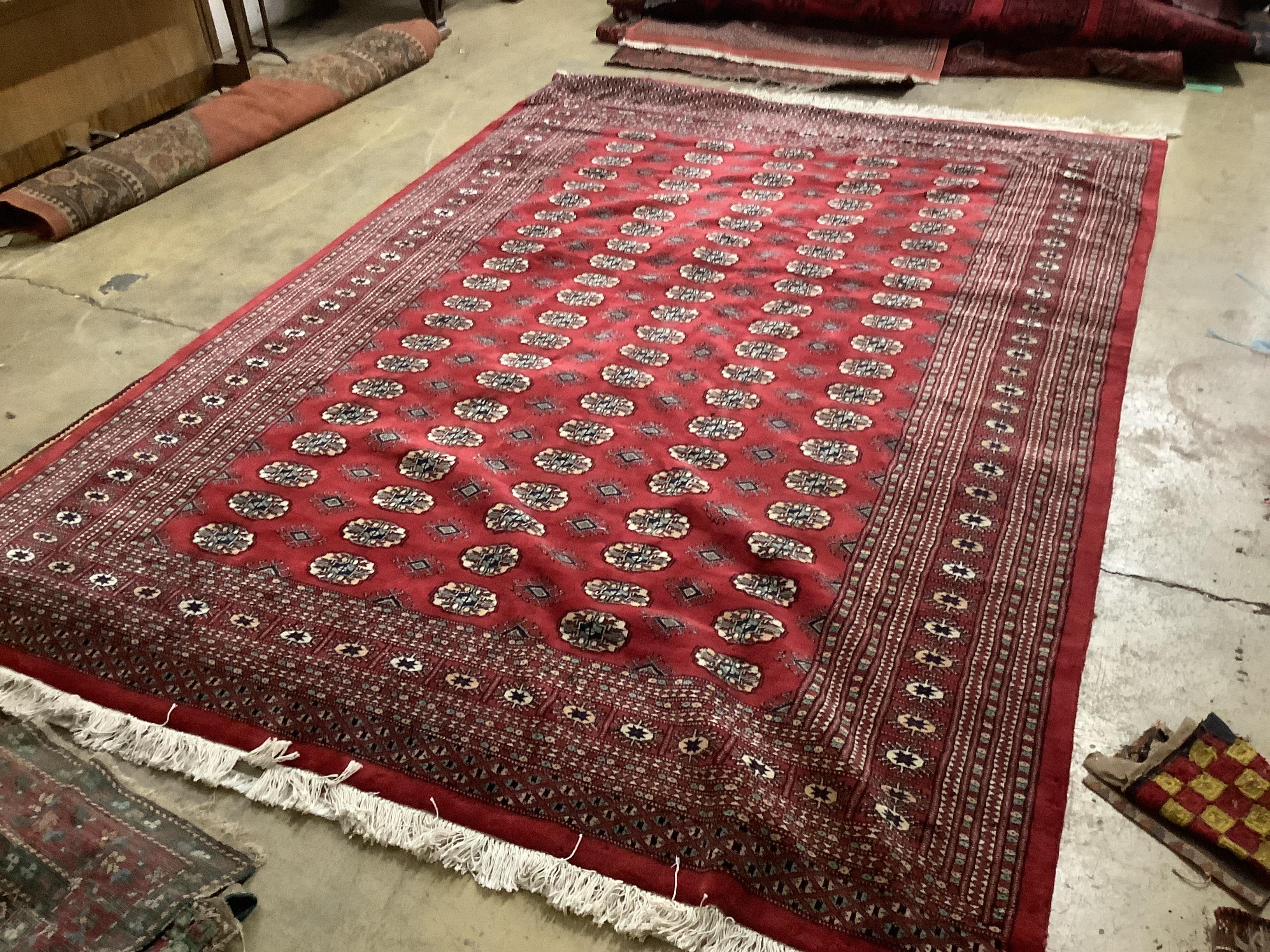 A Pakistan Bokhara handknotted carpet, 318 x 219cm
